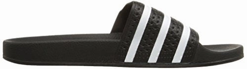 Adidas Nmd Human Race Shoes adidas Originals Men's Adilette Slide Sandal,Black/White/Black,13 M US