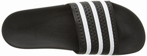 Adidas Nastase Shoes adidas Originals Men's Adilette Slide Sandal,Black/White/Black,13 M US