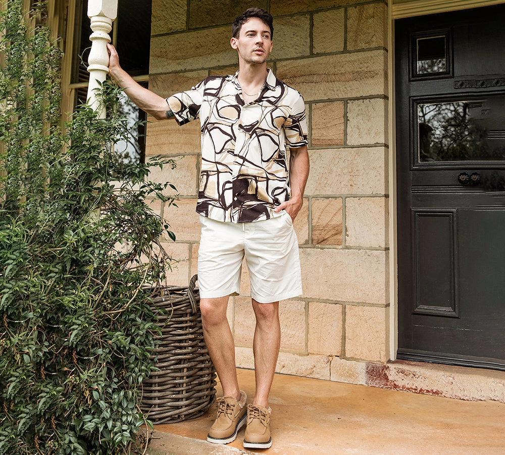 Insoles Casual Shoes EVERAU Men Sheepskin Wool Lace Up Casual Shoes Trekker