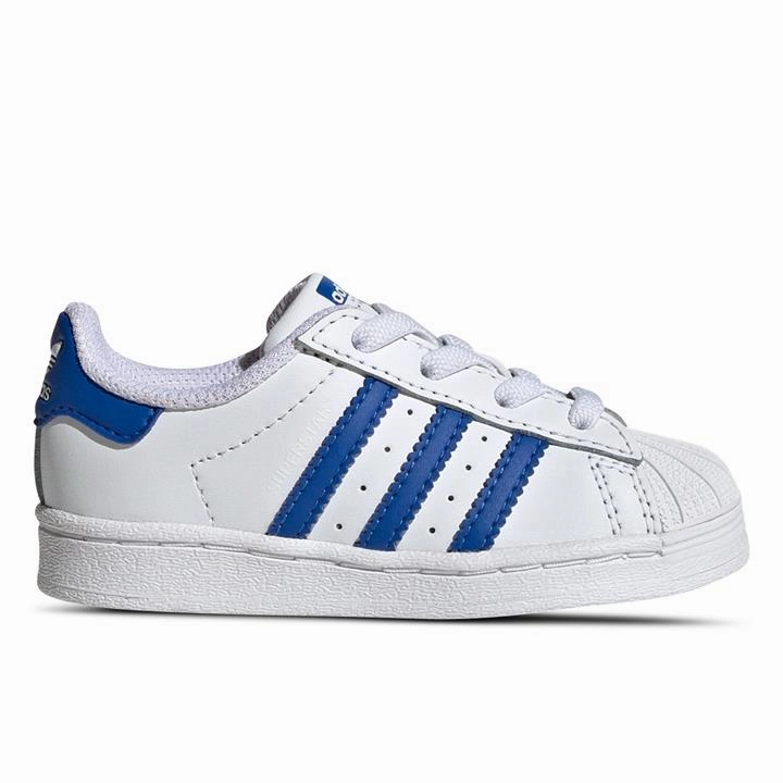 Adidas Shoes Soccer Messi Adidas Superstar Kids Ftwr White/Blue/Ftwr White Unisex Size 5
