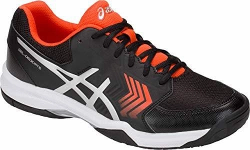Asics Gel Pulse 14 Running Shoes ASICS Gel-Dedicate 5 Men's Tennis Shoe, Black/Silver, 12 D US