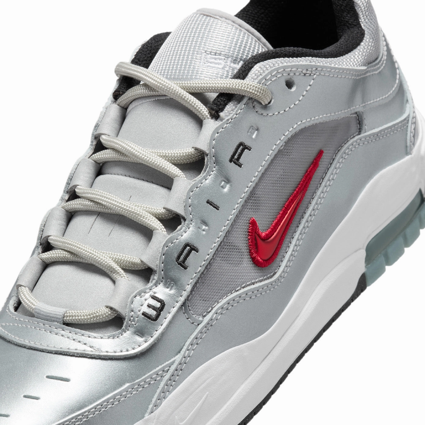 Asics Dedicate Pickleball Shoes Nike SB Air Max Ishod 'Silver Bullet' Shoes - Metallic Silver / Varsity Red