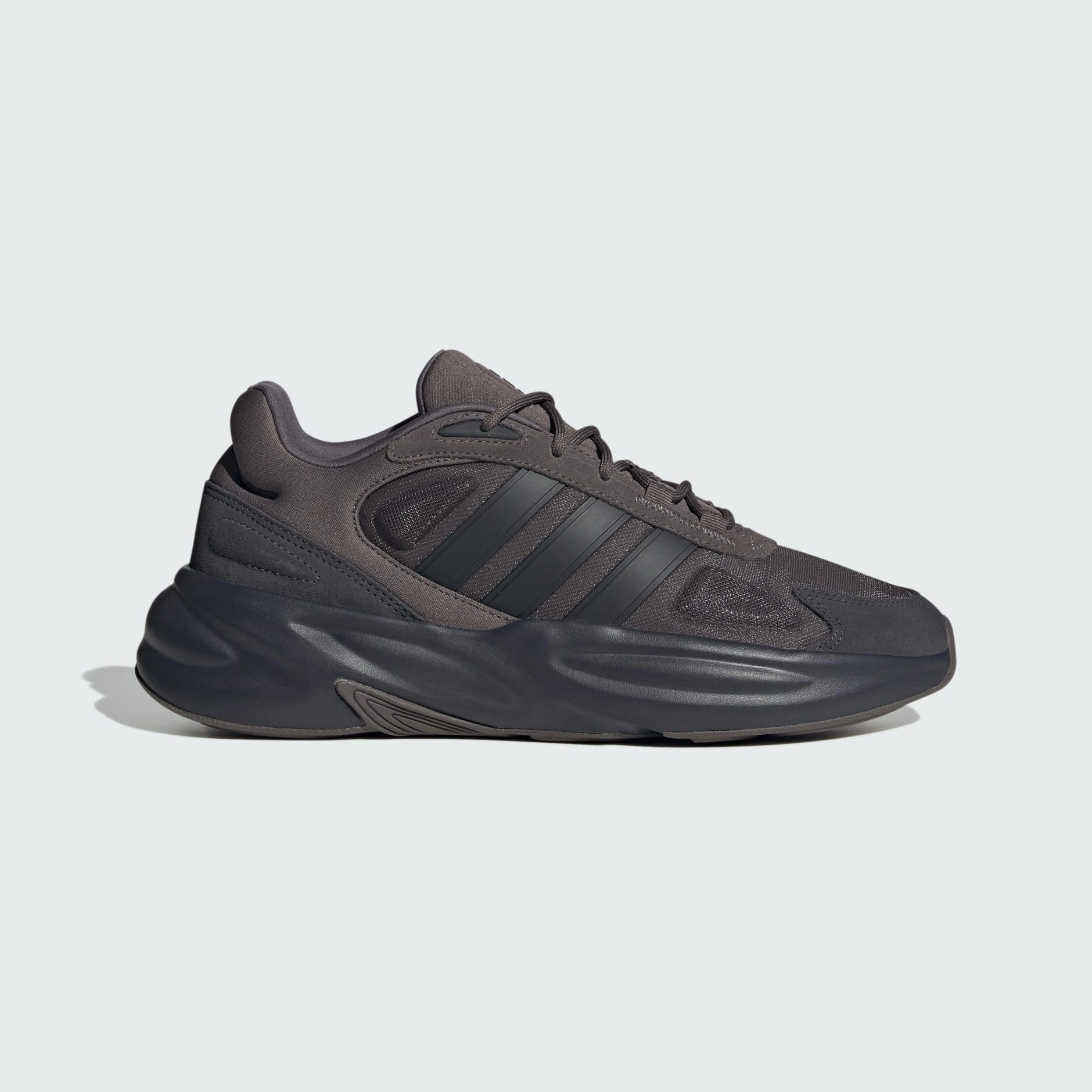 OZELLE CLOUDFOAM SHOES - Charcoal / Carbon / Carbon Adidas Bermuda Shoes