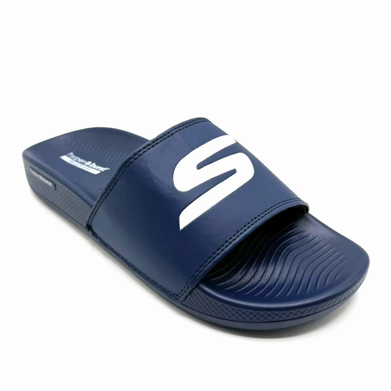 Tortoise Sandals Skechers Hyper Burst Memory Foam Slide Blue