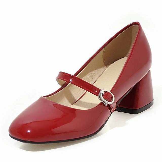 Dressy Casual Shoes USS Shoes Abby Women's Mid Heel With Buckle Shoes