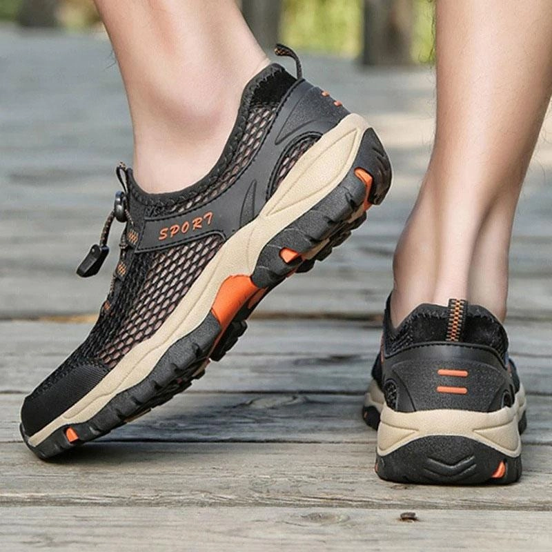 Men's Climbing Retro One Step Lazy Sneakers Skechers Luxe Foam Sandals