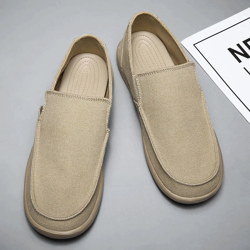 Fashion Men's Canvas Breathable Walking Driving Flats Casual Shoes Rs-fast Am Casual Shoes