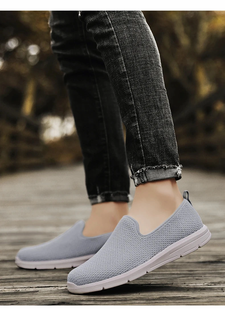 Fashion Men's Shoes Casual Lightweight Sneakers Large Size Waffle One Se Casual Shoes