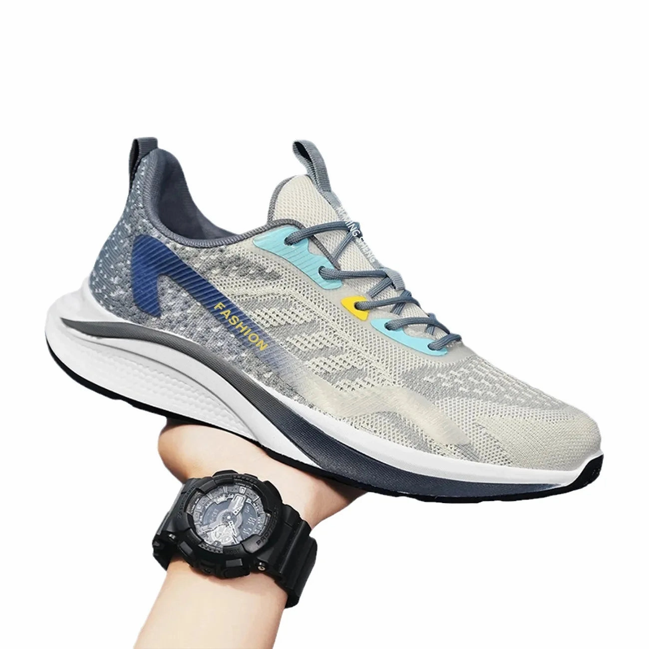 Dr Scholls Shoes Sneakers Fashion Men Sneakers Mesh Casual Shoes Lac-up Men Shoes Lightweight Vulcanize Shoes Walking Sneakers Zapatillas Hombre