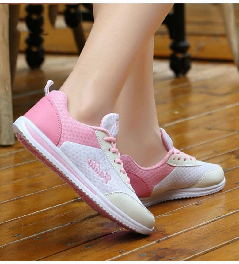 Gym Shoes Woman Spring Summer Sneakers For Basket Femme Breathable Women Casual Shoes Trainers Zapatillas Mujer Denim Casual Shoes