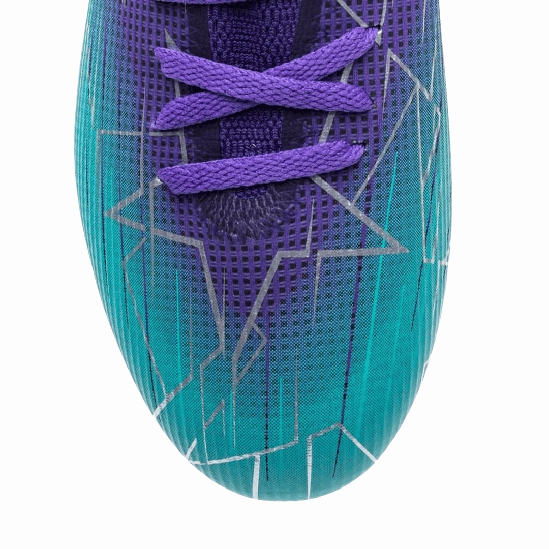 Adidas - Kid's X Speedflow .3 FG Champions Code - Purple Rush / Silver Metallic / Mint Rush Kids New Adidas New Shoes