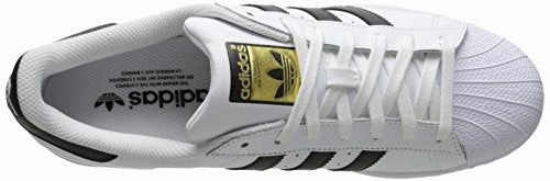 adidas Originals Men's Superstar Casual Sneaker, White/Core Black/White, 7 M US No Tie Adidas Shoes
