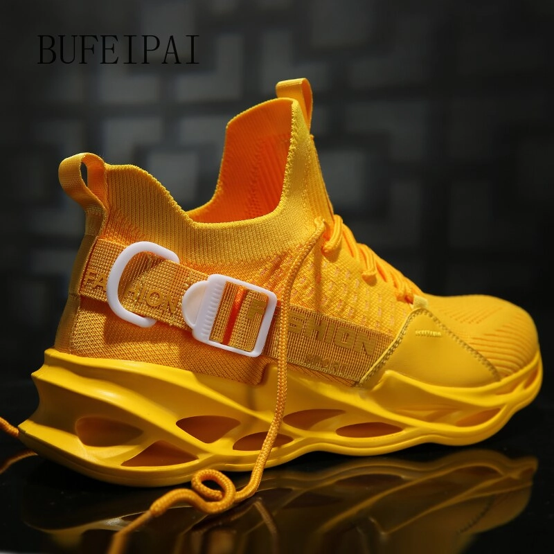 Best 10k Running Shoes Breathable Running Shoes Men's Sports Shoes Large Size Comfortable Sneakers