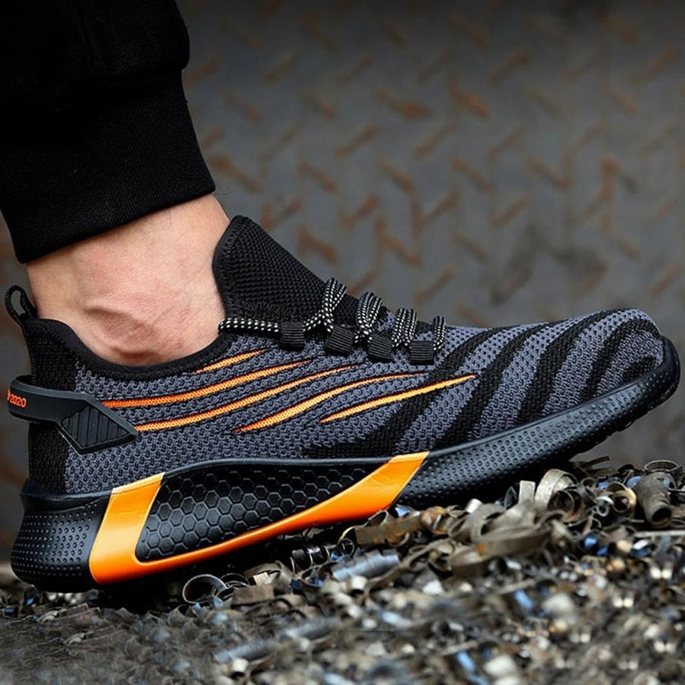 Sneakers And Socks Men Anti-puncture Working Sneakers Indestructible Work Shoes