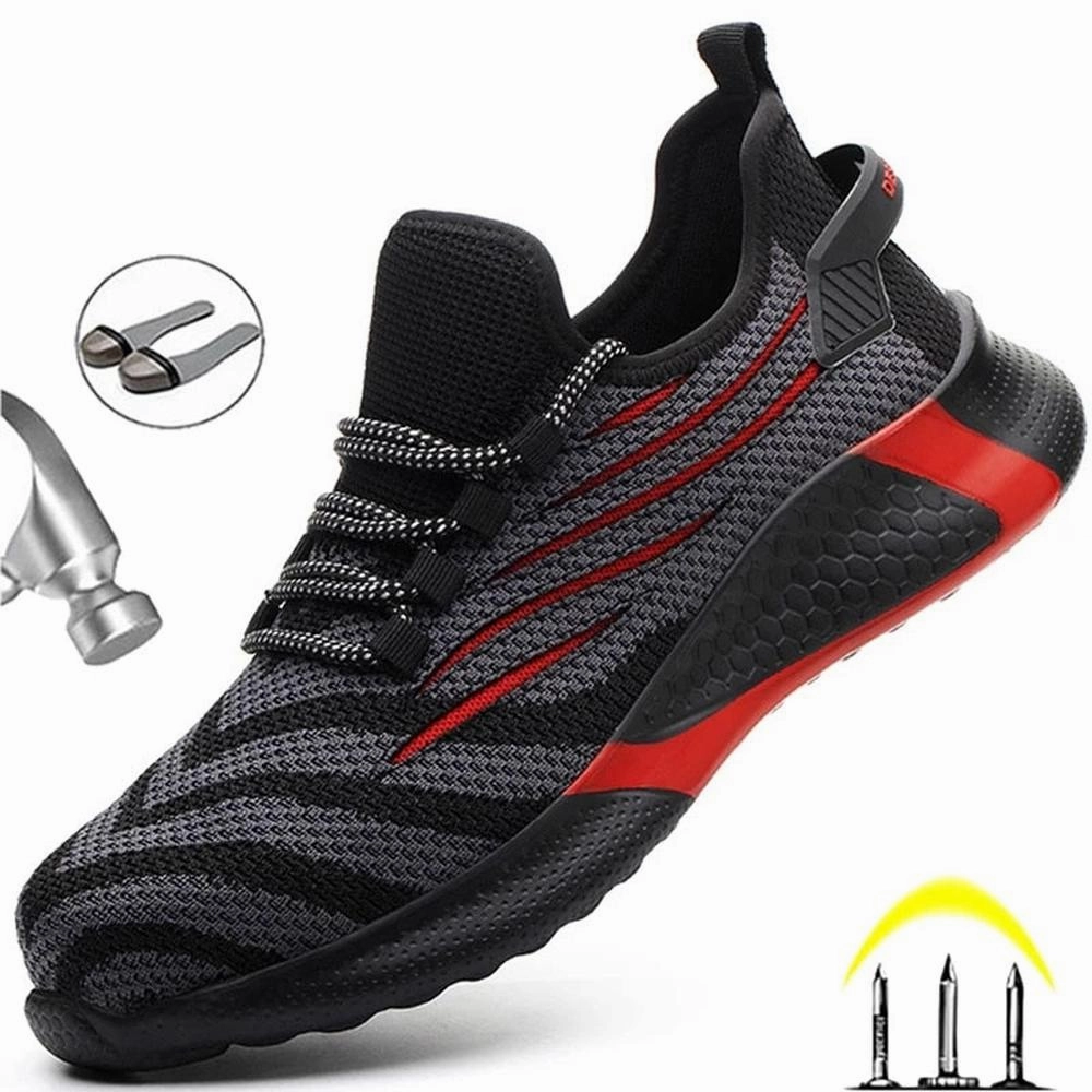 Sneakers On Men Anti-puncture Working Sneakers Indestructible Work Shoes
