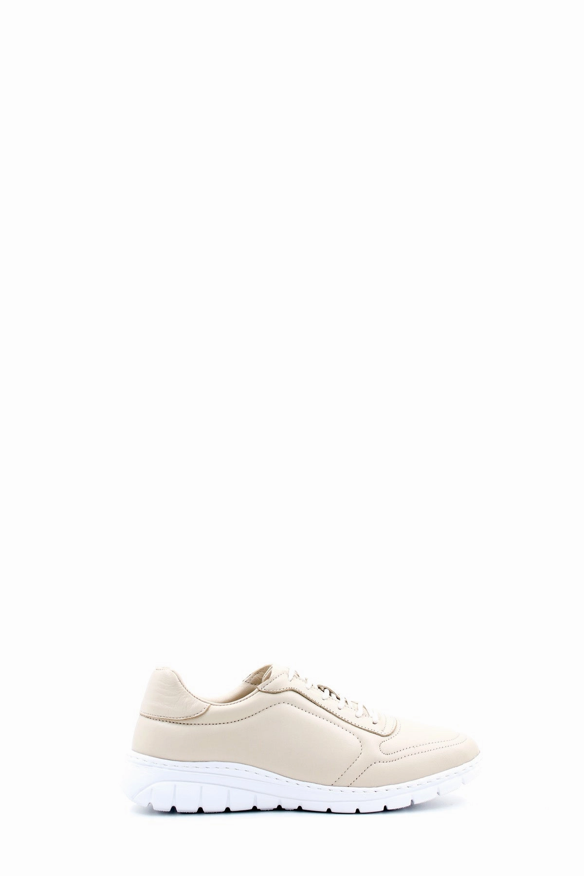 Best Stability Casual Shoes FST Genuine Leather Women's Casual Shoes 950ZAS-8023 Beige - Thessalonki