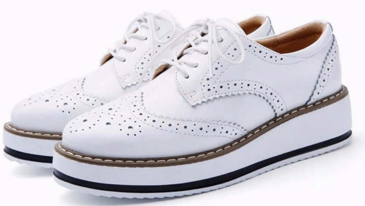 Best Comfortable Casual Shoes Women Leather Flats Lace Up Footwear Flat Oxford Shoes