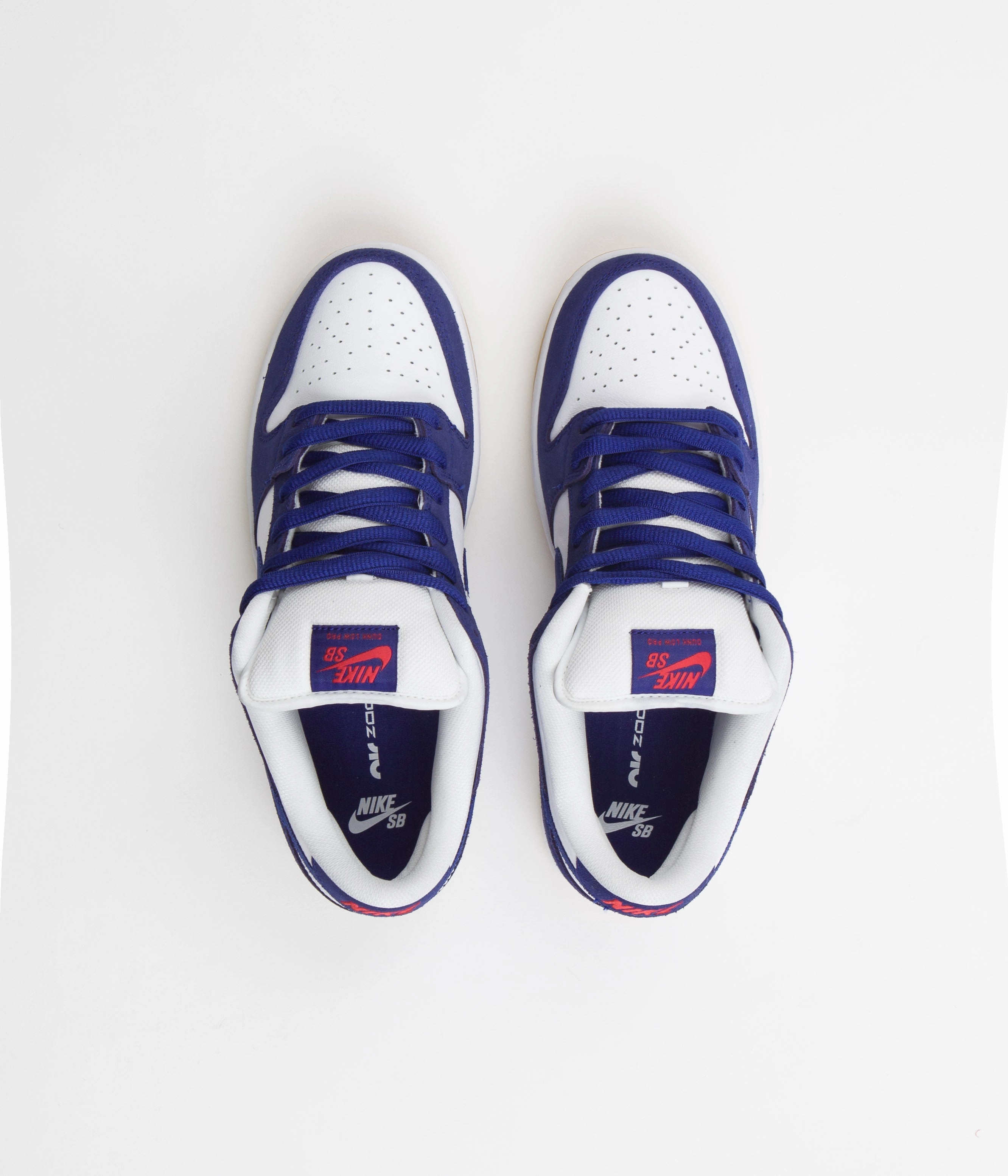 Nike SB Dunk Low Pro Premium 'Los Angeles Dodgers' Shoes - Deep Royal Blue / Deep Royal Blue - White Wide Shoes Asics