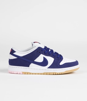 Wrestling Shoes Asics Nike SB Dunk Low Pro Premium 'Los Angeles Dodgers' Shoes - Deep Royal Blue / Deep Royal Blue - White