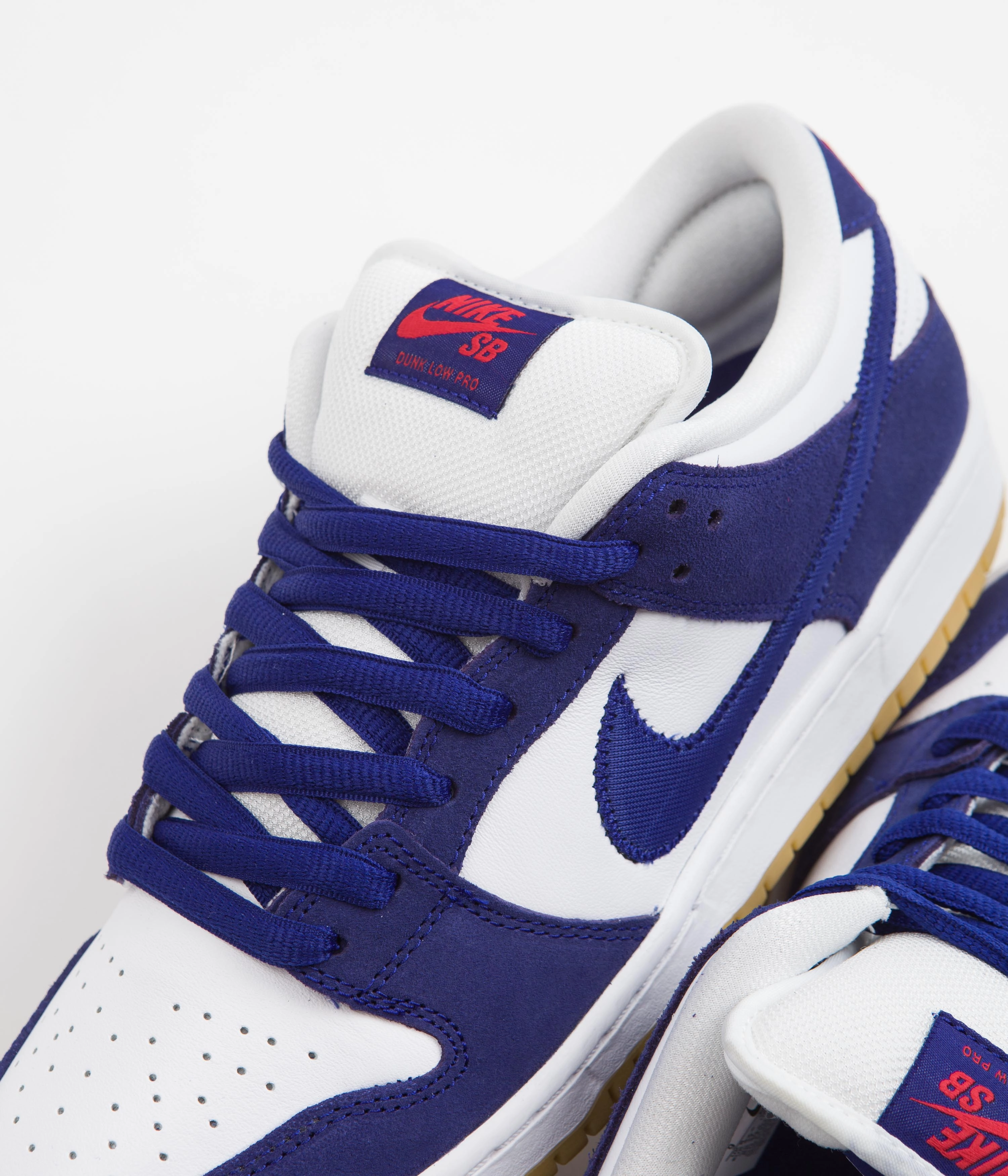 Nike SB Dunk Low Pro Premium 'Los Angeles Dodgers' Shoes - Deep Royal Blue / Deep Royal Blue - White Asics Gel Contend 6 Running Shoes