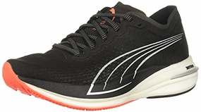 PUMA Womens Deviate Nitro Running Sneakers Shoes - Black - Size 10 M Asics Volleyball Shoes Size 5