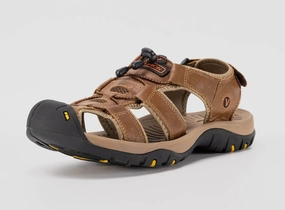 Hiking Sandals With Arch Support FitVille Men's TrekToe Sandals
