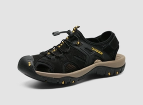 FitVille Men's TrekToe Sandals V2 Dress Fisherman Sandals