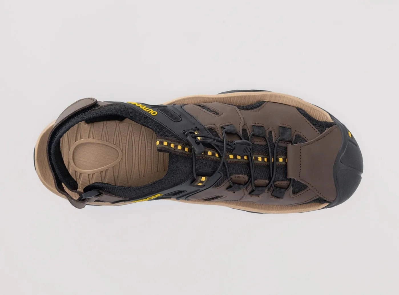 FitVille Men's TrekToe Sandals V2 European Walking Sandals