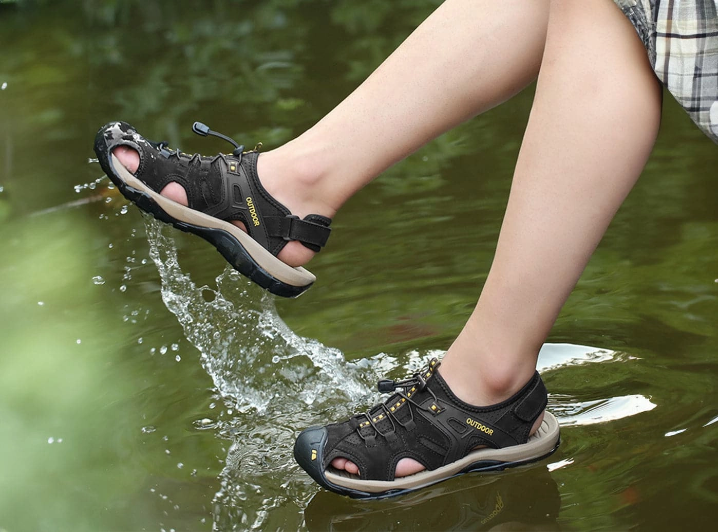 Best Hiking Sandals FitVille Men's TrekToe Sandals V2