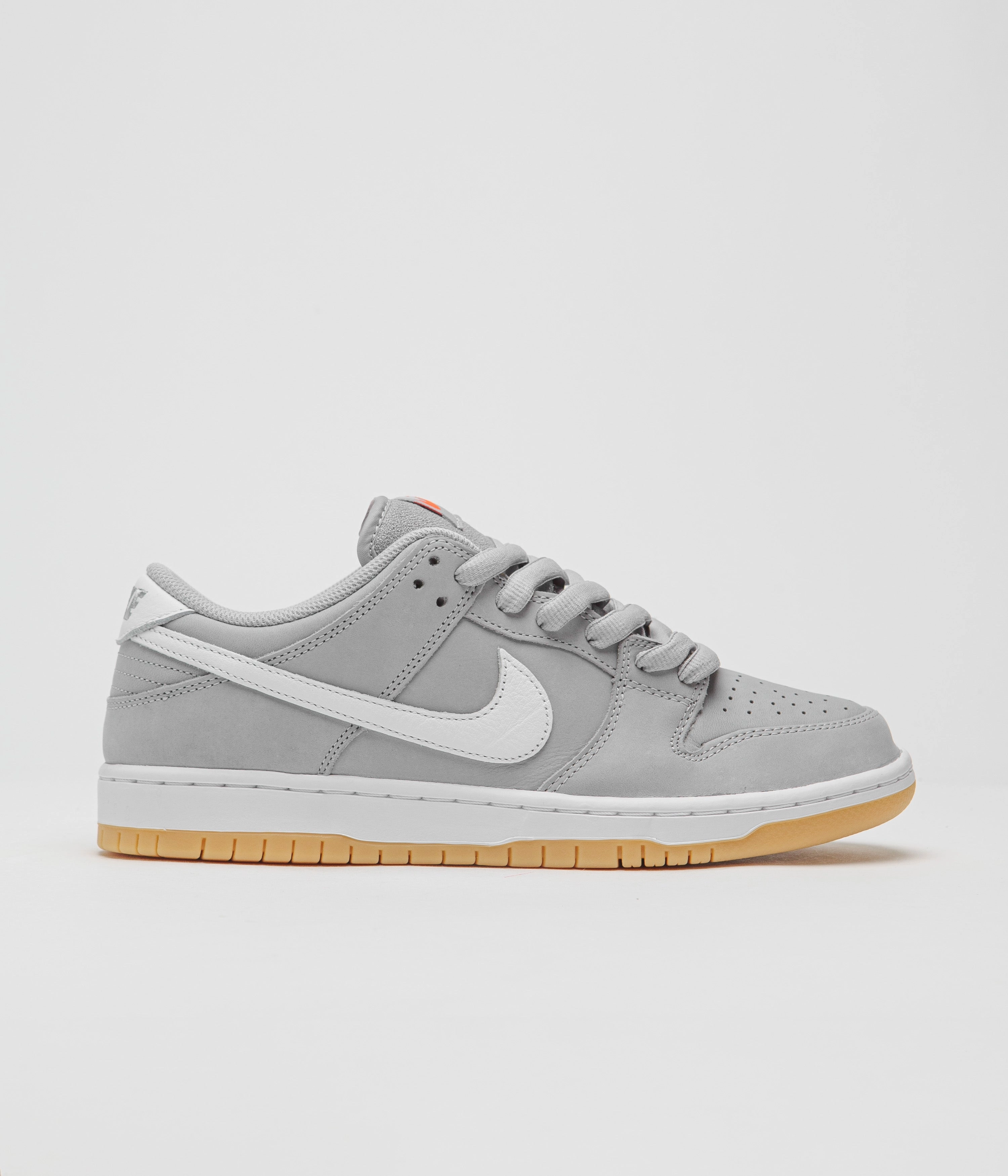 Nike SB Orange Label Dunk Low Pro Shoes - Wolf Grey / White - Wolf Grey Buy Asics Shoes