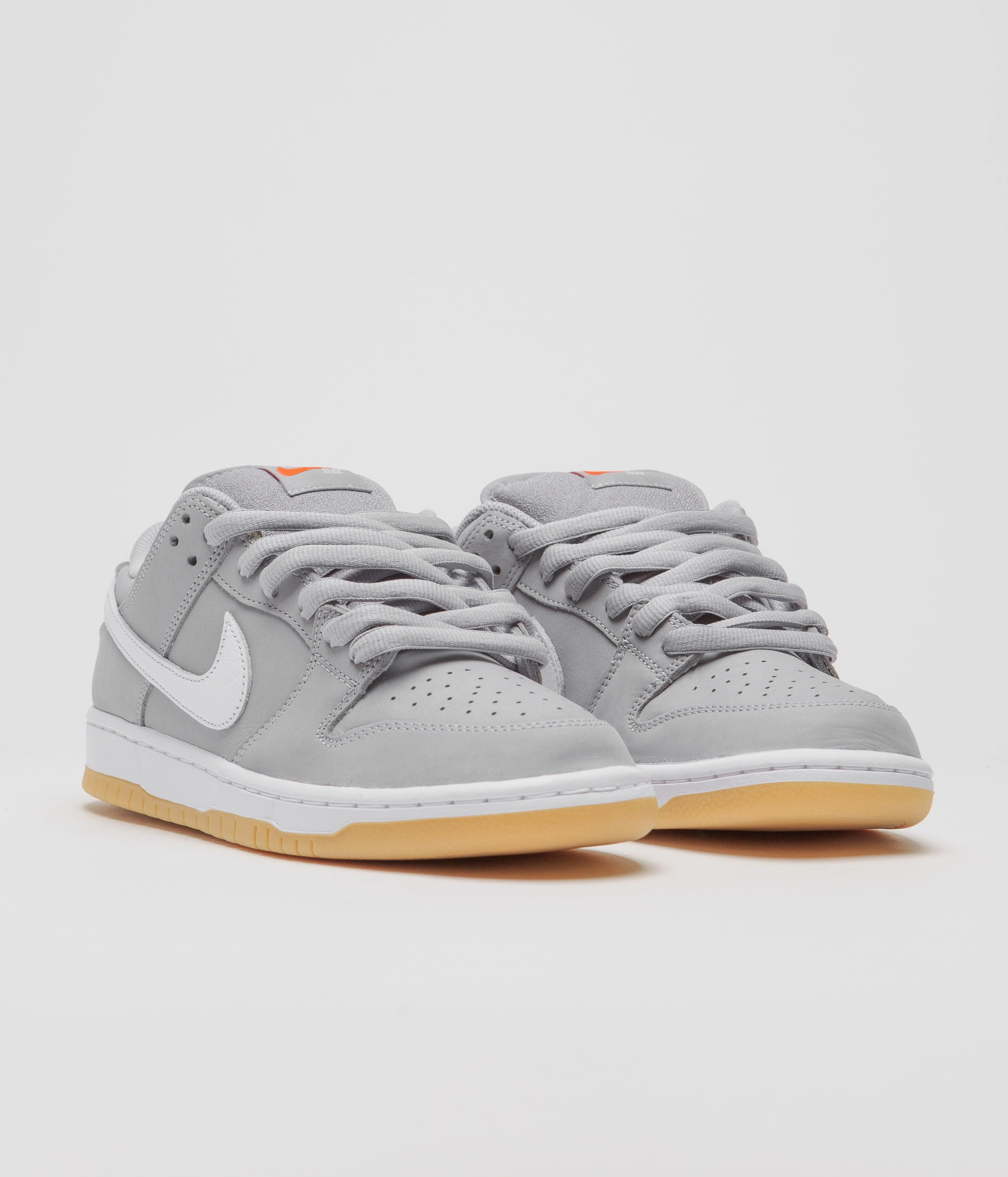 Best Asics Shoes For Knee Pain Nike SB Orange Label Dunk Low Pro Shoes - Wolf Grey / White - Wolf Grey
