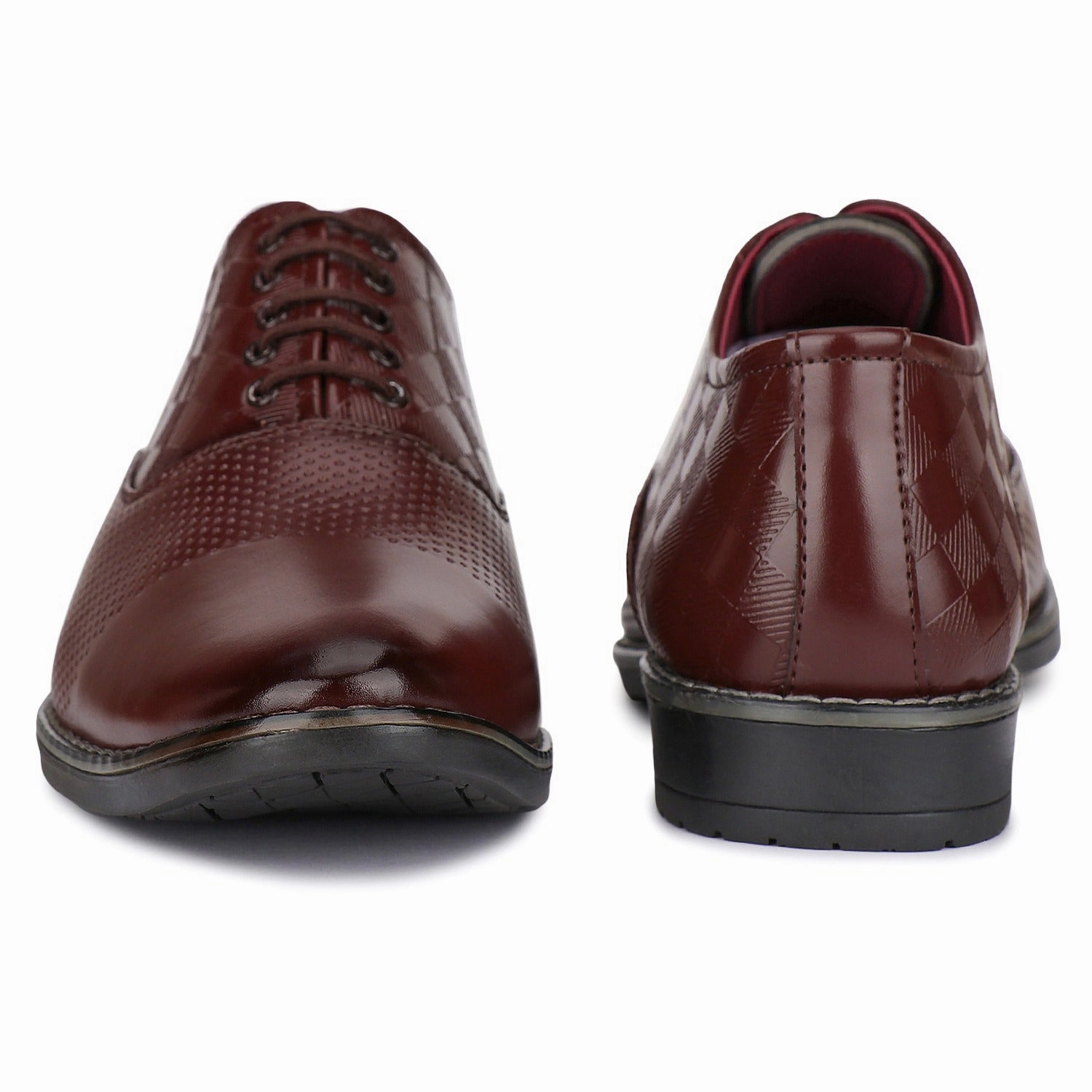 Bersache Comfortable Formal Outdoor Stylish Officewear Partywear Shoes For Men 9097(Brown) Wwe Slippers