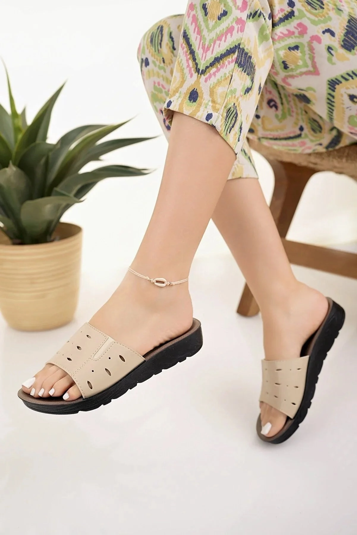 Foal Slippers Modafrsat Women's Casual New Season Slippers