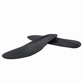 footinsole Dress Shoe Inserts Heel Cushion Insoles  Comfortable - Leather Black Leather Slide