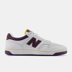 New Balance Numeric 480 White / Purple New Balance Chunky Sneakers Women's