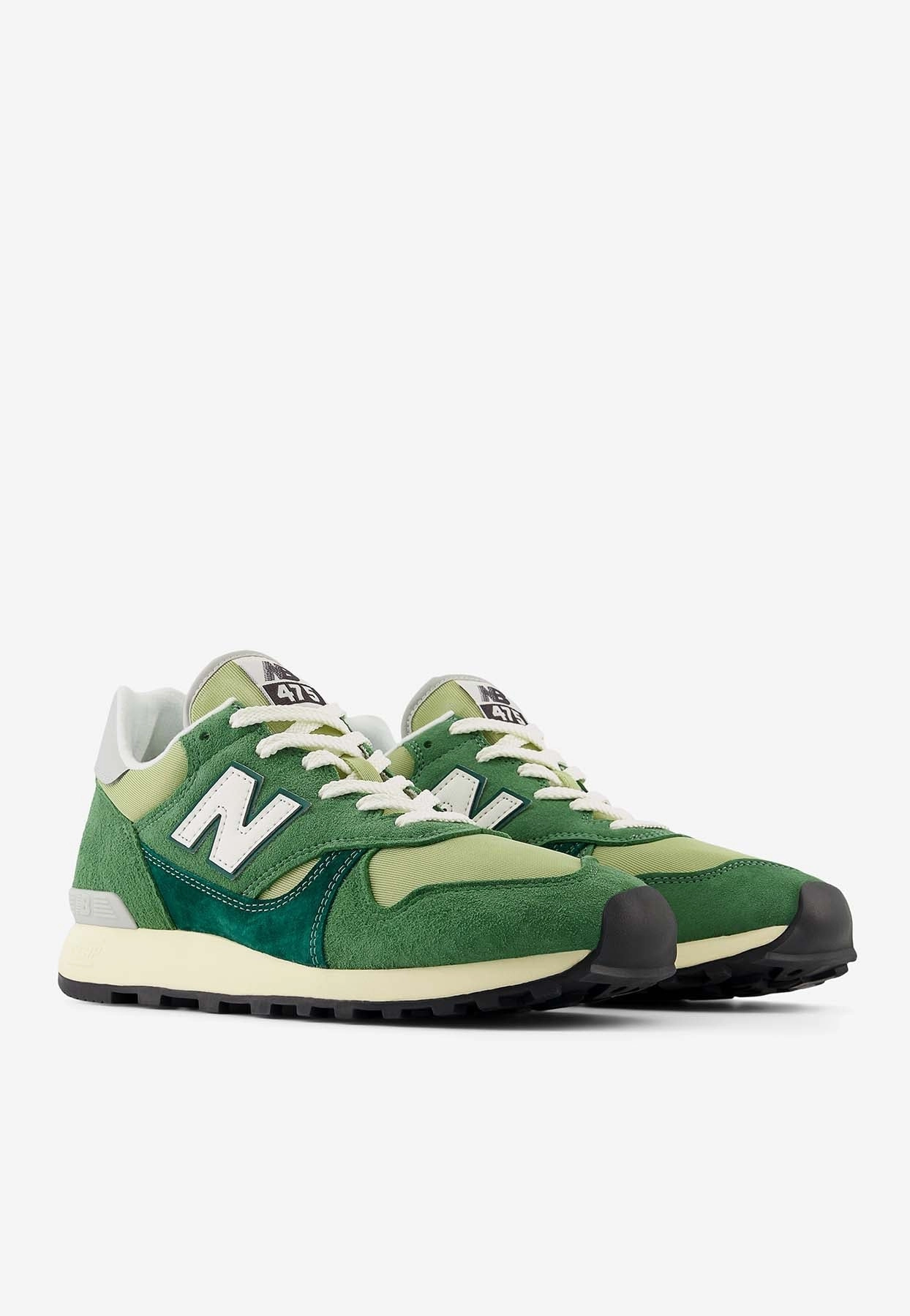475 Sneakers in Everglade Green with Mallard Green and Marsh Green New Balance Run