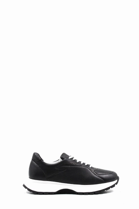 FST Genuine Leather Women's Casual Shoes 138ZA1080 Black - Ormond Beach Business Casual Shoes With Arch Support