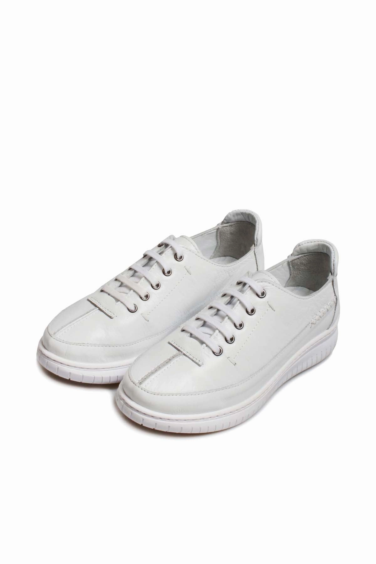 FST Genuine Leather Women's Casual Shoes 583ZA402 White - Huntington Beach Budget Casual Shoes