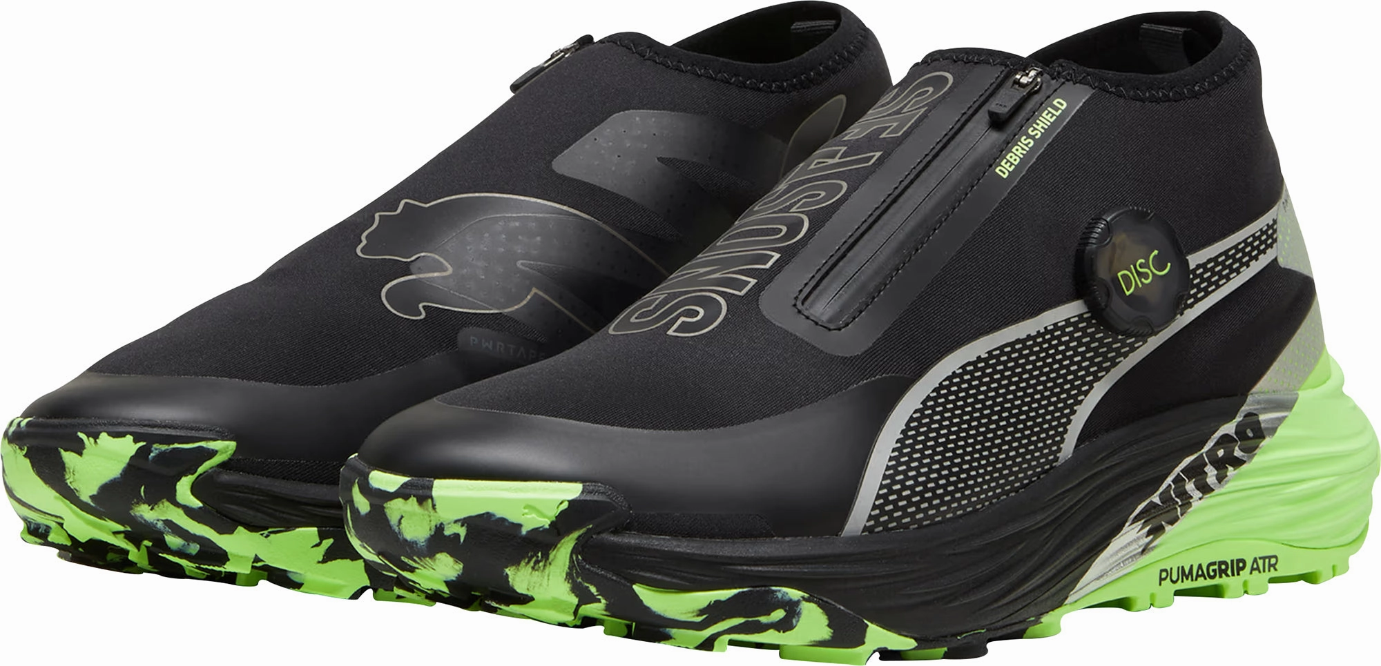 Puma Voyage Nitro 3 Disc Mens Trail Running Shoes - Black Puma Dare Slip On Shoes