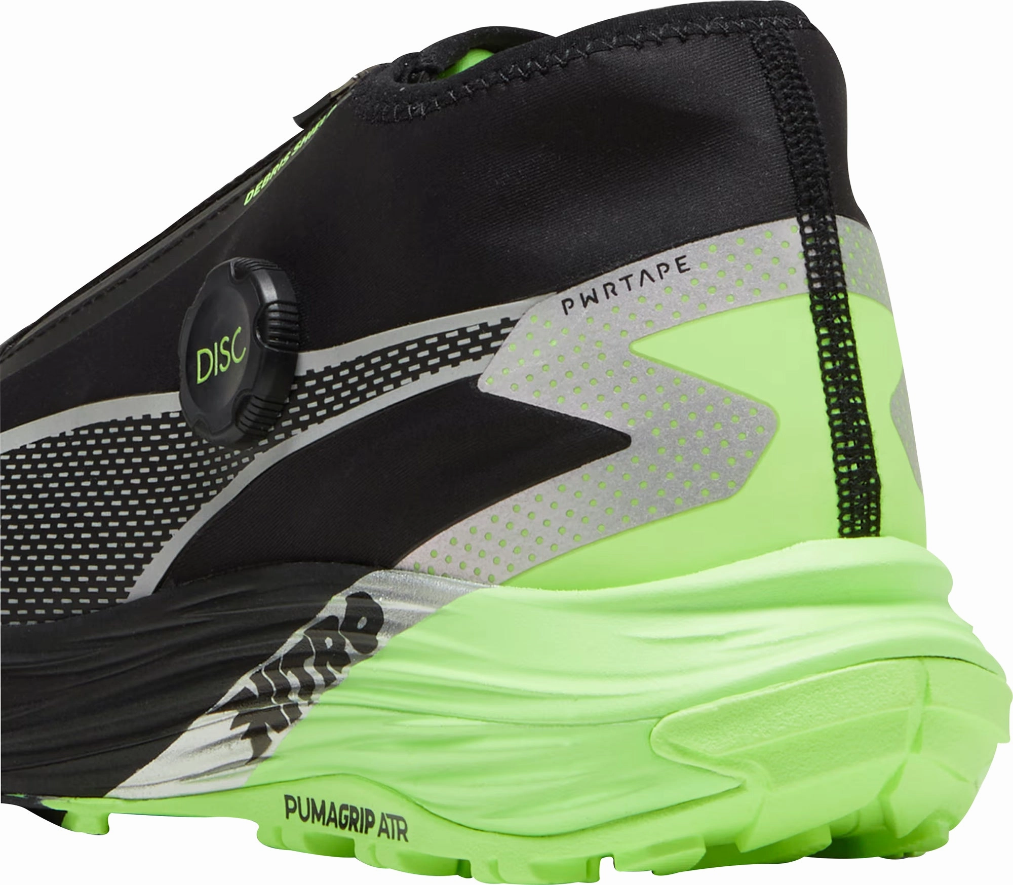 Puma Voyage Nitro 3 Disc Mens Trail Running Shoes - Black Puma Holographic Shoes