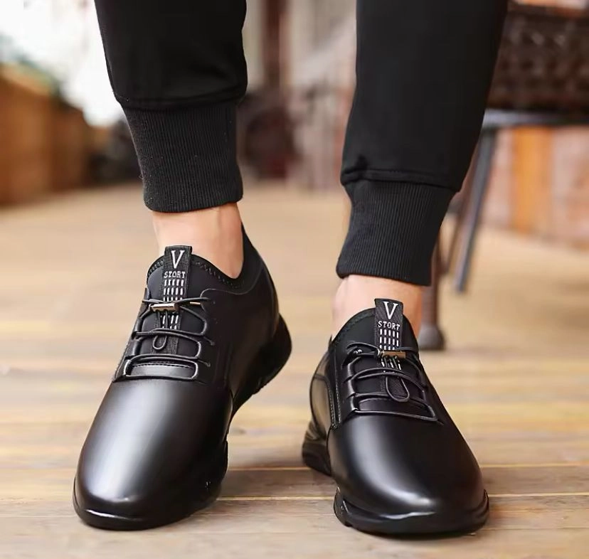 Sneakers Politics FUQIAO Fashion Lift Sneakers Men Luxury Platform Elevator Shoes 214498  (43)