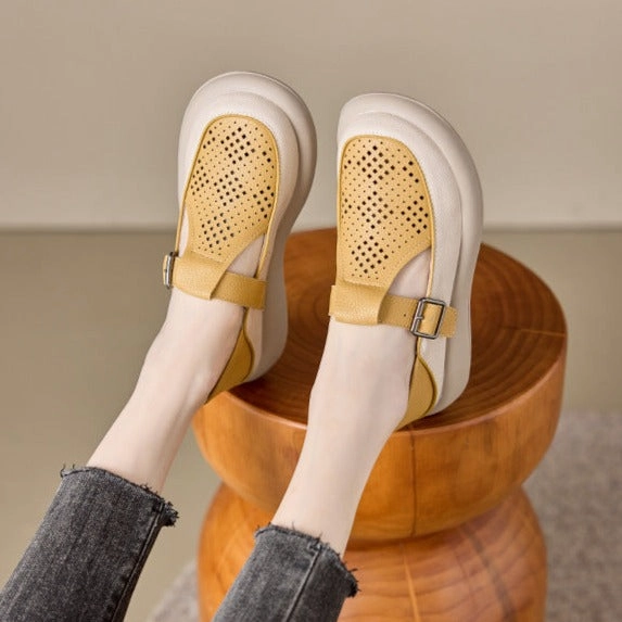 Blazer Mid Pro Club Casual Women's Cut-out Comfort Closed-toe Leather Sandal