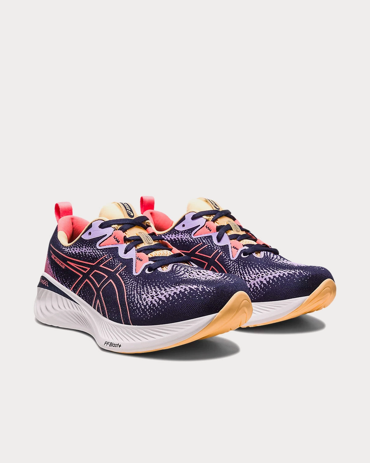 Asic Shoes Gel X Gel-Cumulus 25 Midnight / Papaya Running Shoes