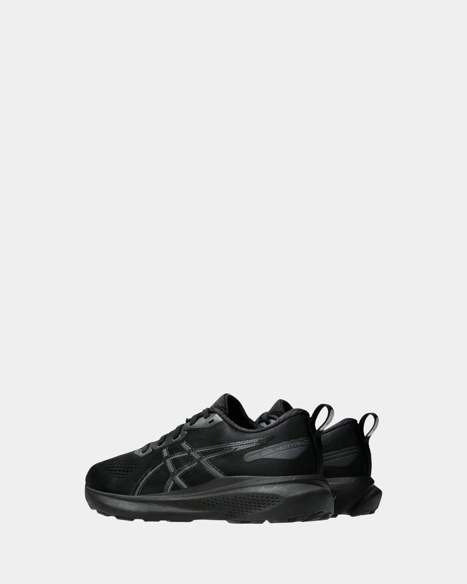 Gel-Kayano Black 31 Grade School Black/Black Stability Asics Shoes