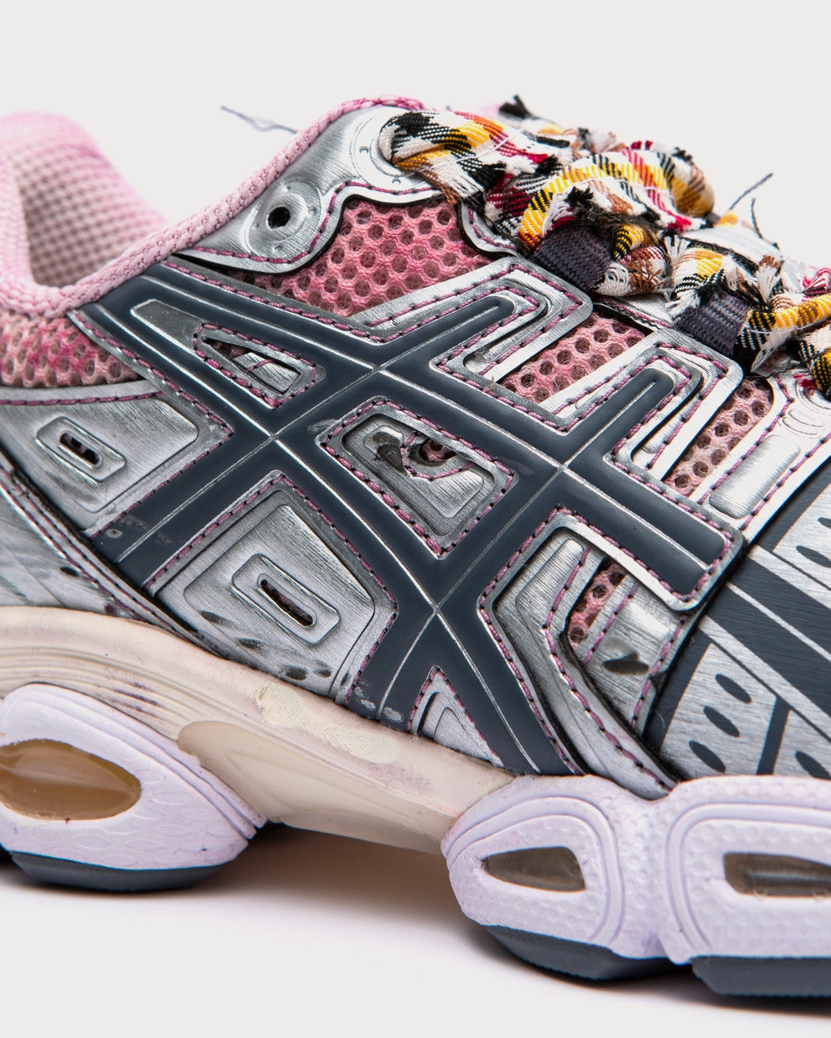 Asics Running Shoes Gt 3000 GEL-Nimbus 9 Burgundy Wine / Silver Low Top Sneakers