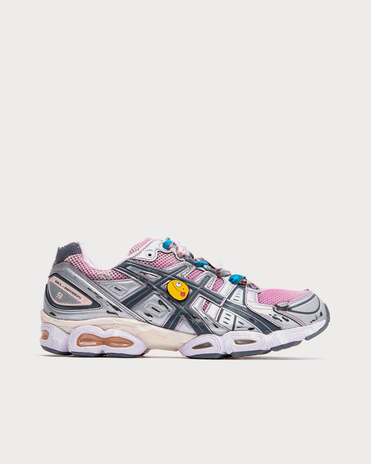 Asics Gel Resolution 8 Shoes GEL-Nimbus 9 Burgundy Wine / Silver Low Top Sneakers