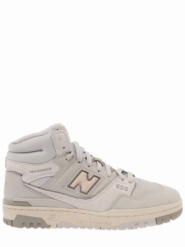 '650' Grey High-Top Sneakers With N Logo In Leather And Mesh Woman Torin Sneakers