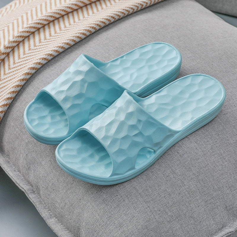 Big Slippers Geometric Slippers Summer Home Bathroom Slippers Women Shoes