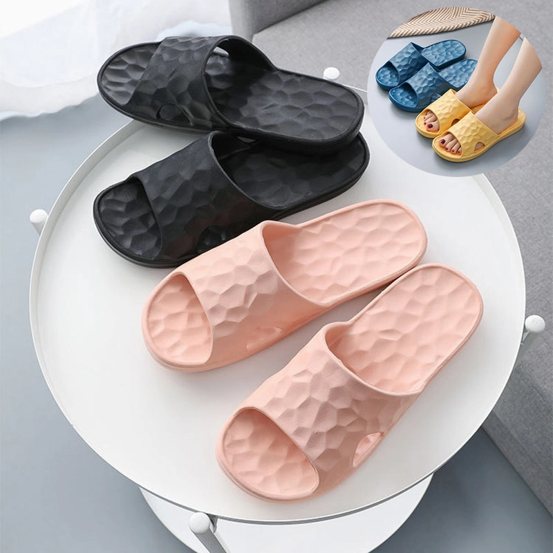 Slippers With Buckles Geometric Slippers Summer Home Bathroom Slippers Women Shoes