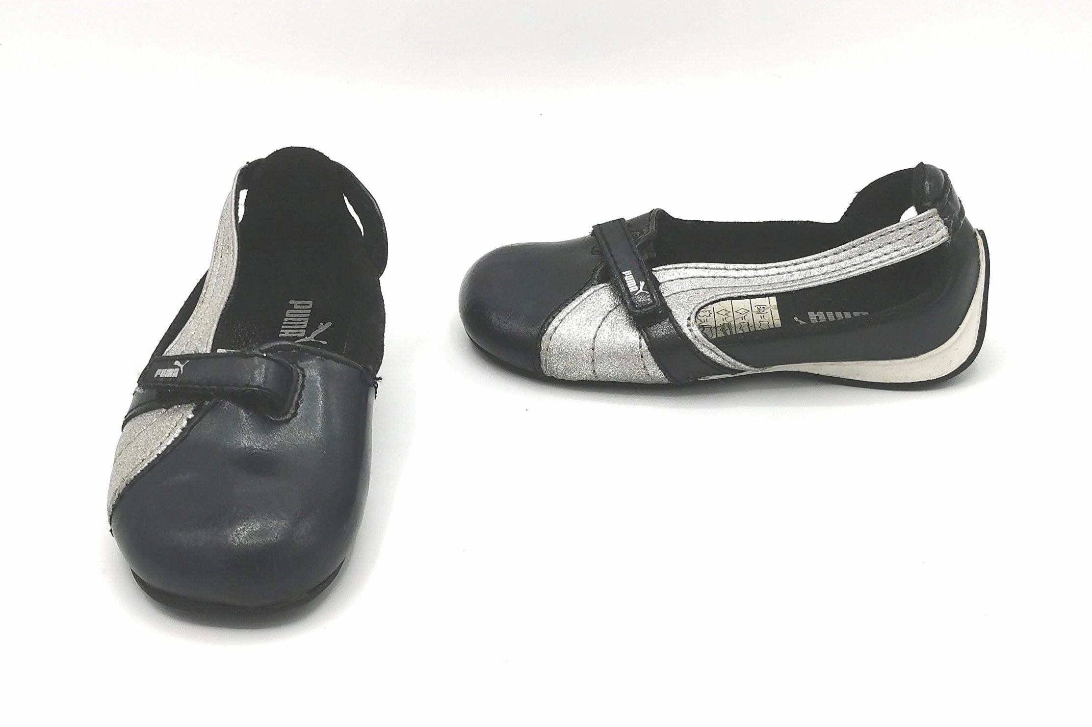 GIRL SIZE 7 TODDLER - PUMA, Velcro Ballet Flats VGUC B2 Puma Shoe Types